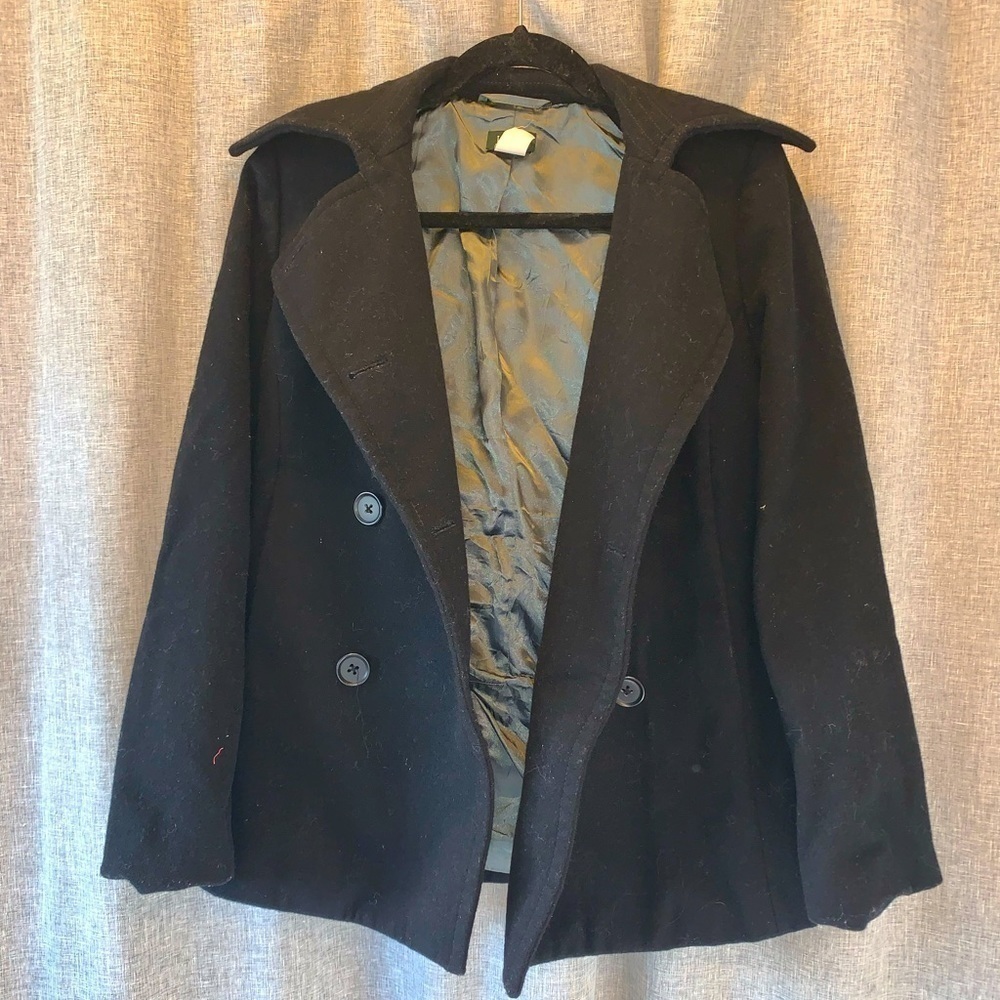 𝅺WOMENS J. Crew small pea coat